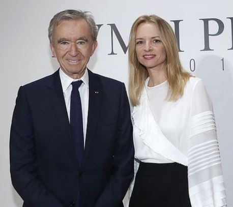 Anne Dewavrin ex-husband Bernard Arnault and daughter Delphine Arnault